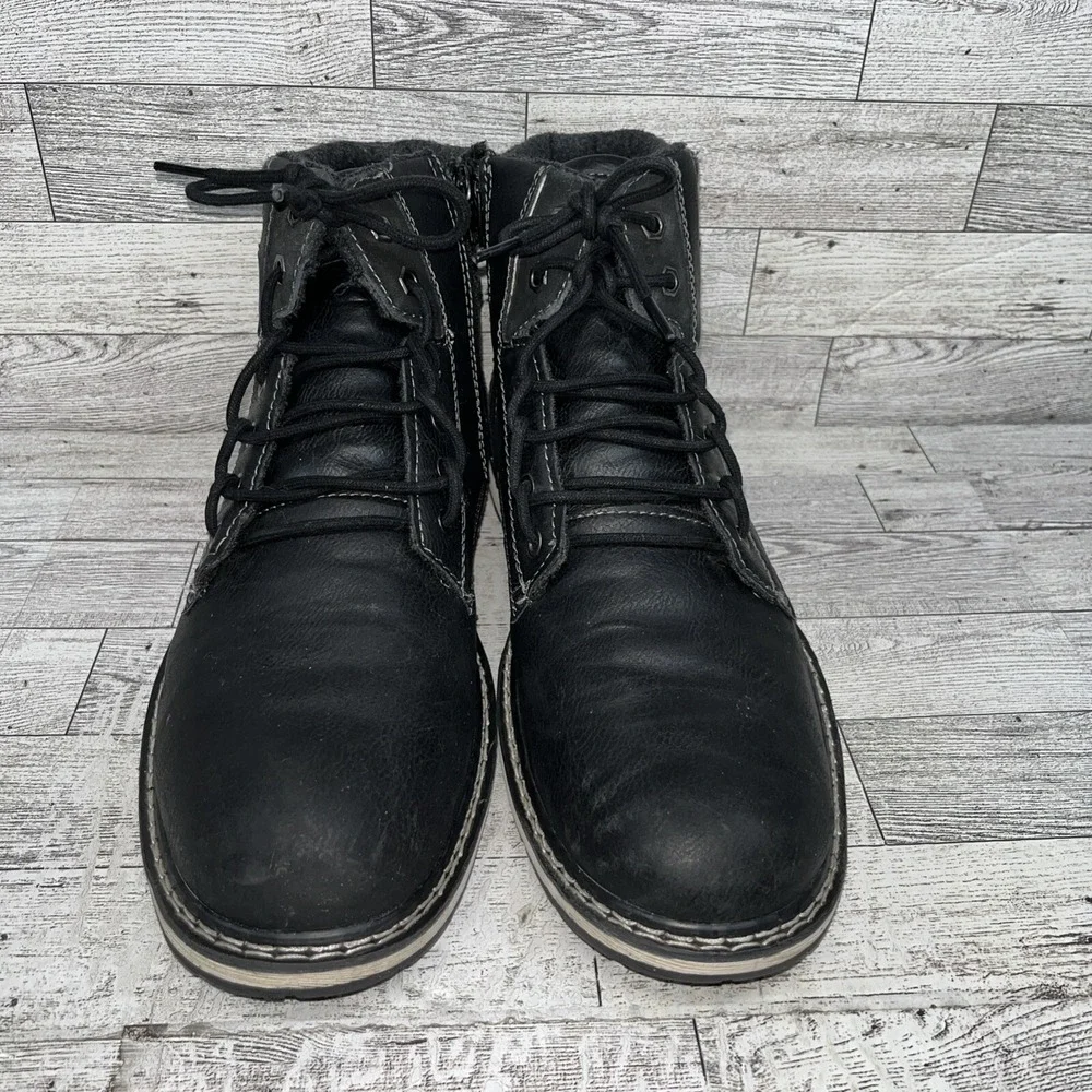 B-52 Bullboxer Chukka Boots Black Leather Casual Boots Men‎ Size 12